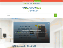 Tablet Screenshot of directsms.com.au